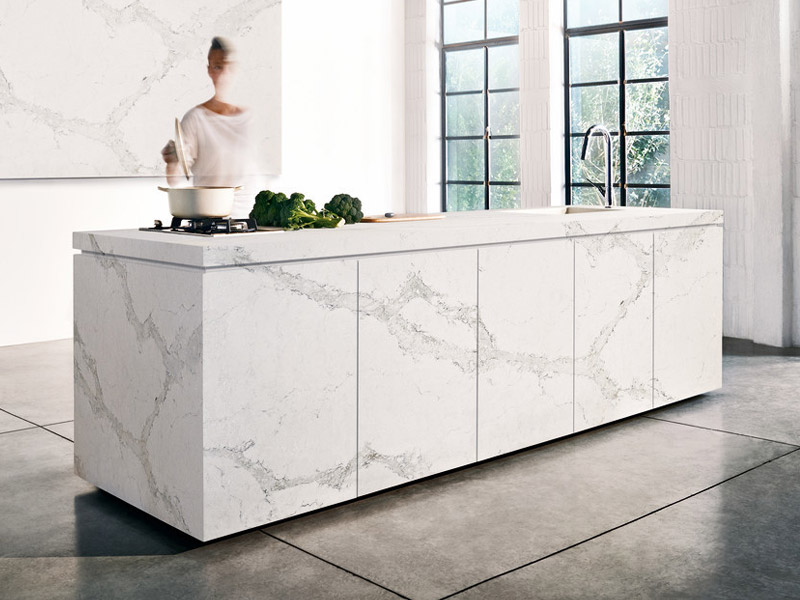 Đá quartz thạch anh Caesarstone 5131 Calacatta Nuvo