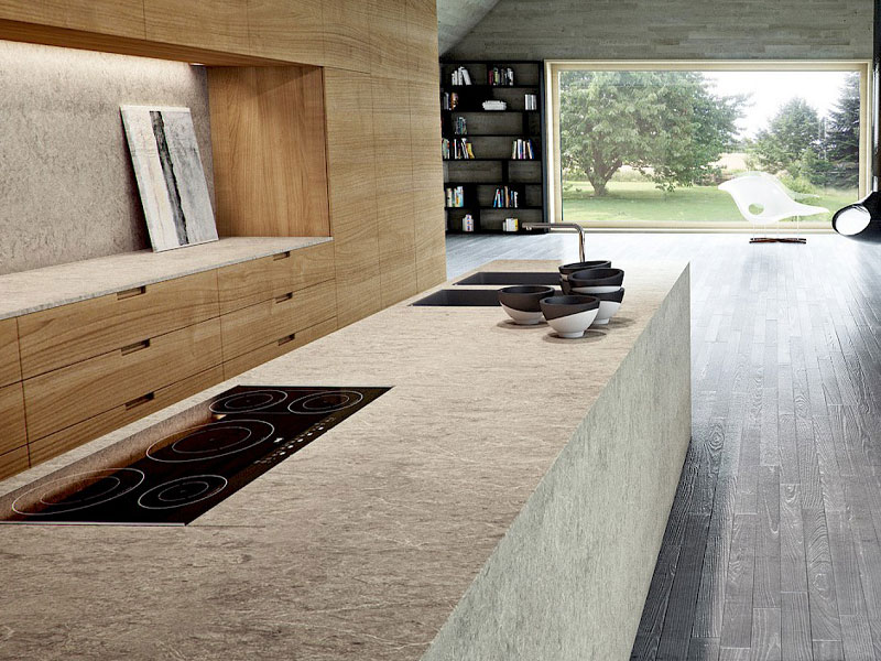 Đá quartz thạch anh Caesarstone 5133 Symphony Grey